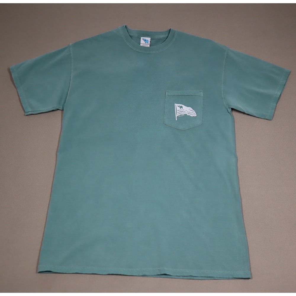 The Southern Gentleman Green Pocket Tee - Size M